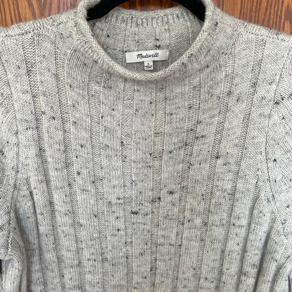 Madewell | Donegal Rolled Mock Neck Sweater Dress - Picture 5 of 9